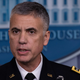 Gen. Paul Nakasone, now director of the National Security Agency, during a press briefing on national security at the White House in Washington, DC, on August 2, 2018.